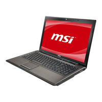 Msi GE620 User Manual