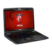 Msi GT780DXR User Manual