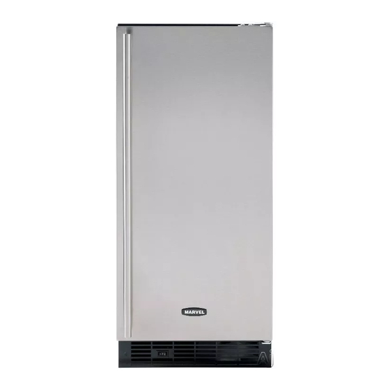 MARVEL 30IMBB ICE MAKER INSTALLATION, OPERATION & MAINTENANCE