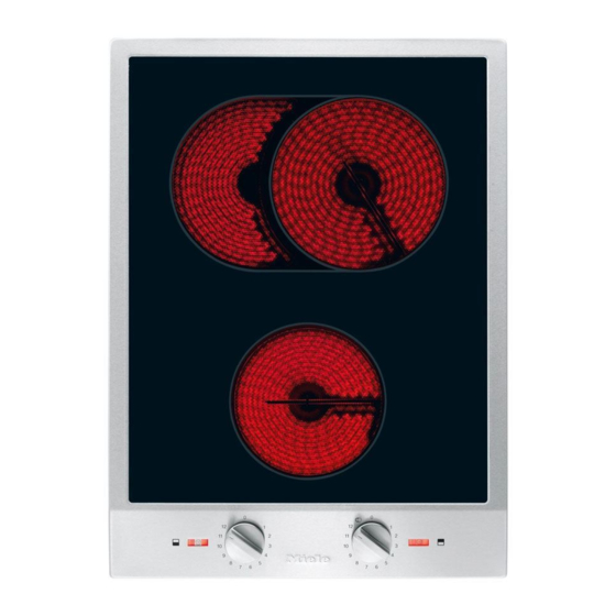 MIELE CS1122E COOKTOP OPERATING AND INSTALLATION INSTRUCTIONS ManualsLib