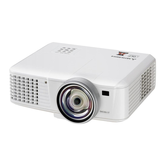 MITSUBISHI EX320UST PROJECTOR USER MANUAL ManualsLib
