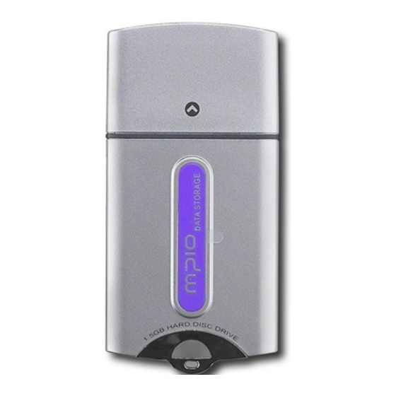 MPIO HS 100 MP3 PLAYER USER MANUAL ManualsLib