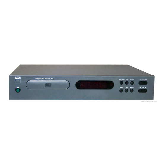 NAD C 540 Lettore CD Unità Laser Nuovo 