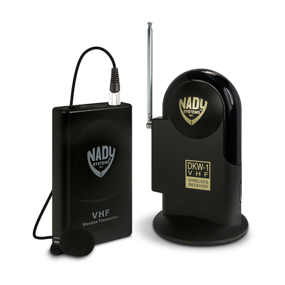 Nady Encore II VHF Wireless Guitar System DigiTRU Diversity Channel F 