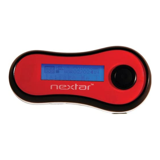 NEXTAR MA588 1GB MP3 PLAYER USER MANUAL ManualsLib