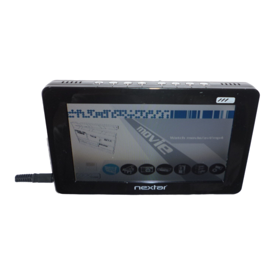 NEXTAR MC3007 20GB MP3 PLAYER IMPORTANT SAFETY INSTRUCTIONS MANUAL