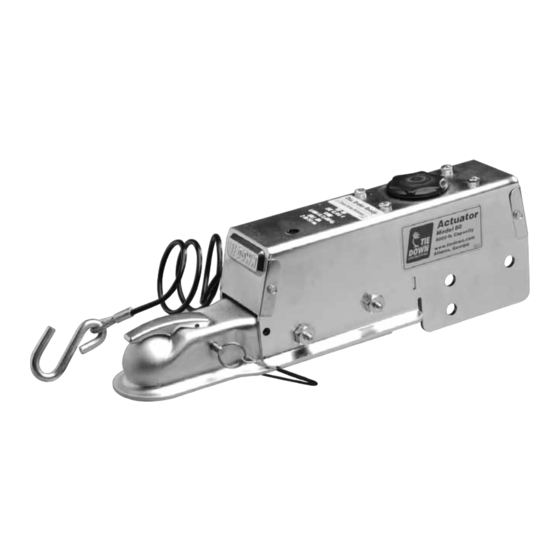 Tie Down Engineering 80 Installation, Instruction And  Service Manual