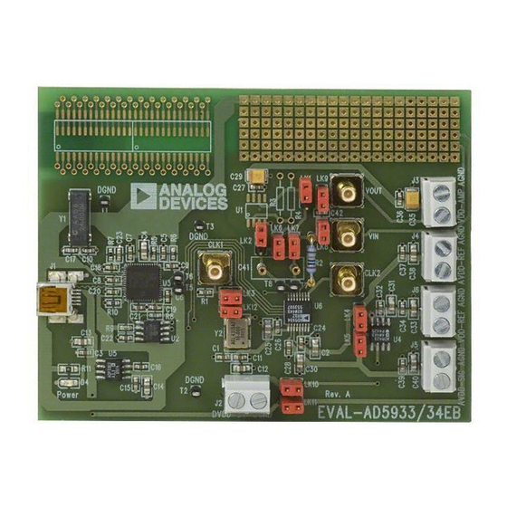 Analog Devices EVAL-AD5934EB Preliminary Technical Data