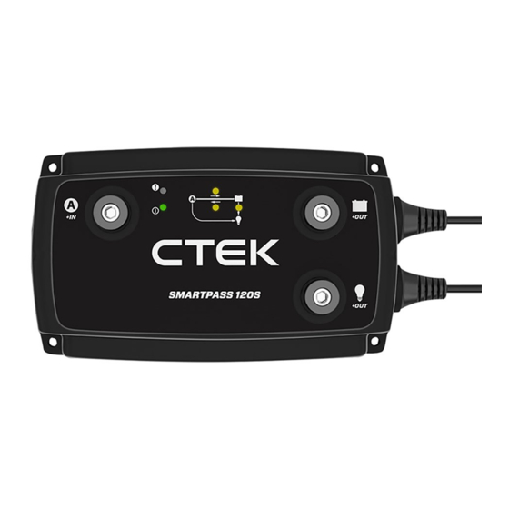 CTEK SMARTPASS 120S Quick Start Manual