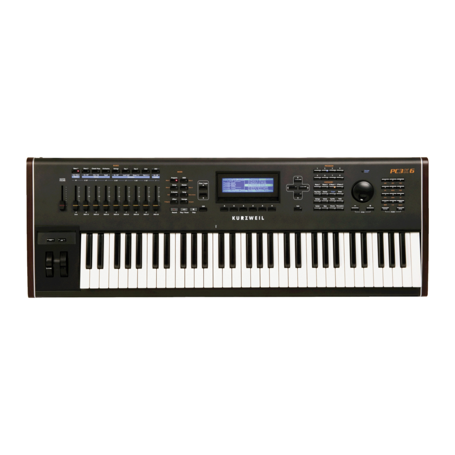Kurzweil PC3 Update Instructions