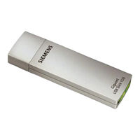Siemens Gigaset USB Stick 108 Manual