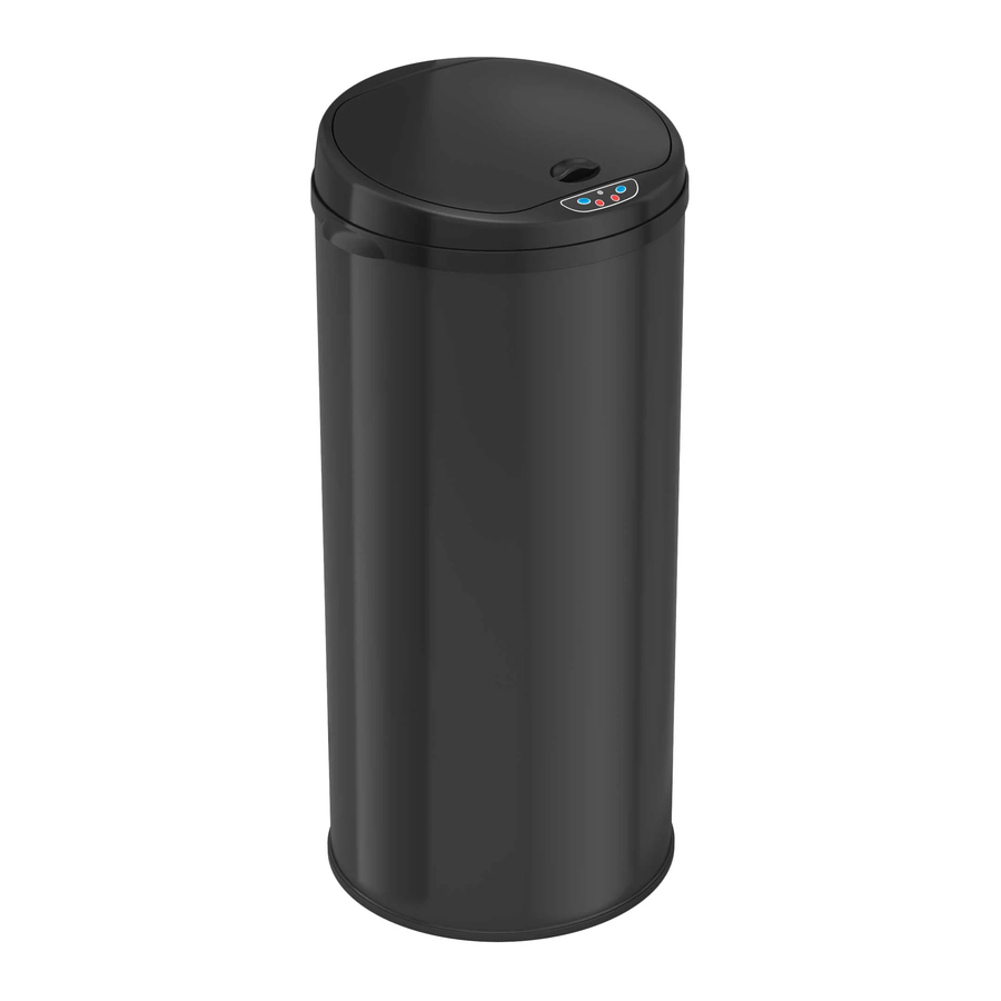 iTouchless MT13RB/W MT08RB/W 8/13 Gal Round Sensor Trash Can Manual