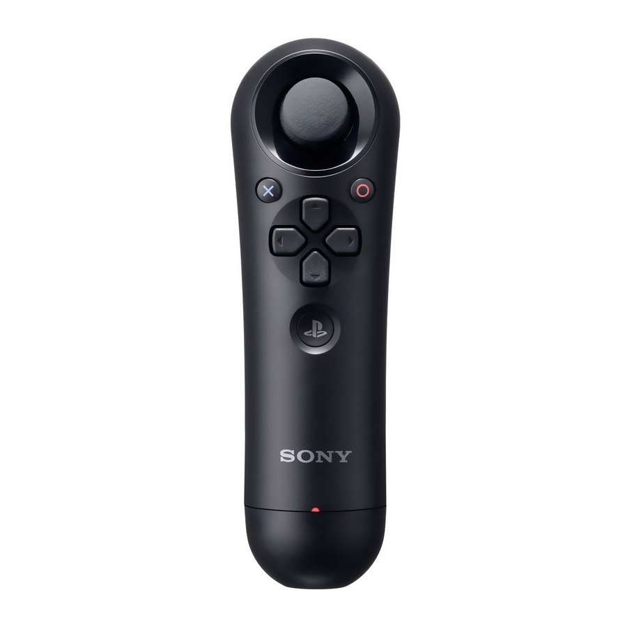 Sony PlayStation Move CECH-ZCS1R - Navigation Controller Manual