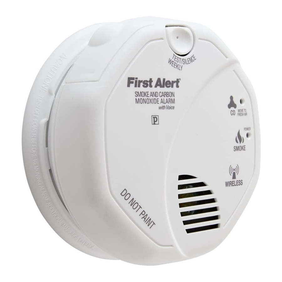 First Alert Sco500 - Separate Sensors To Detect Smoke And Co Manual 