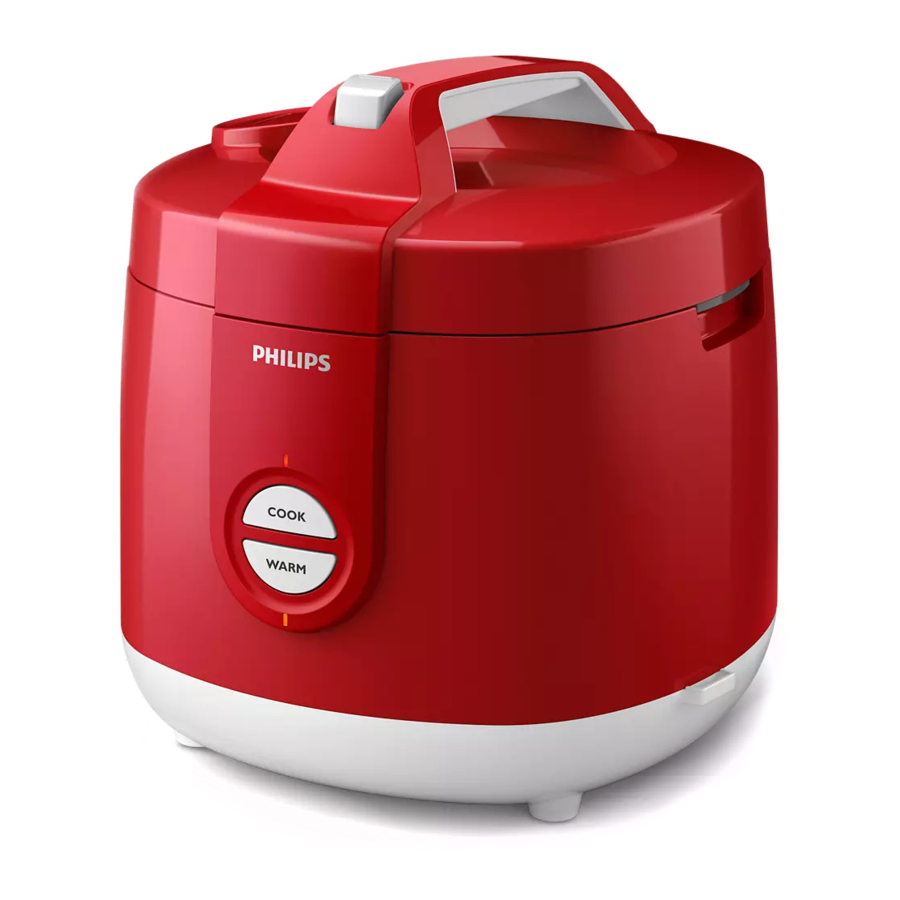 Philips HD3129 - Rice Cooker Manual