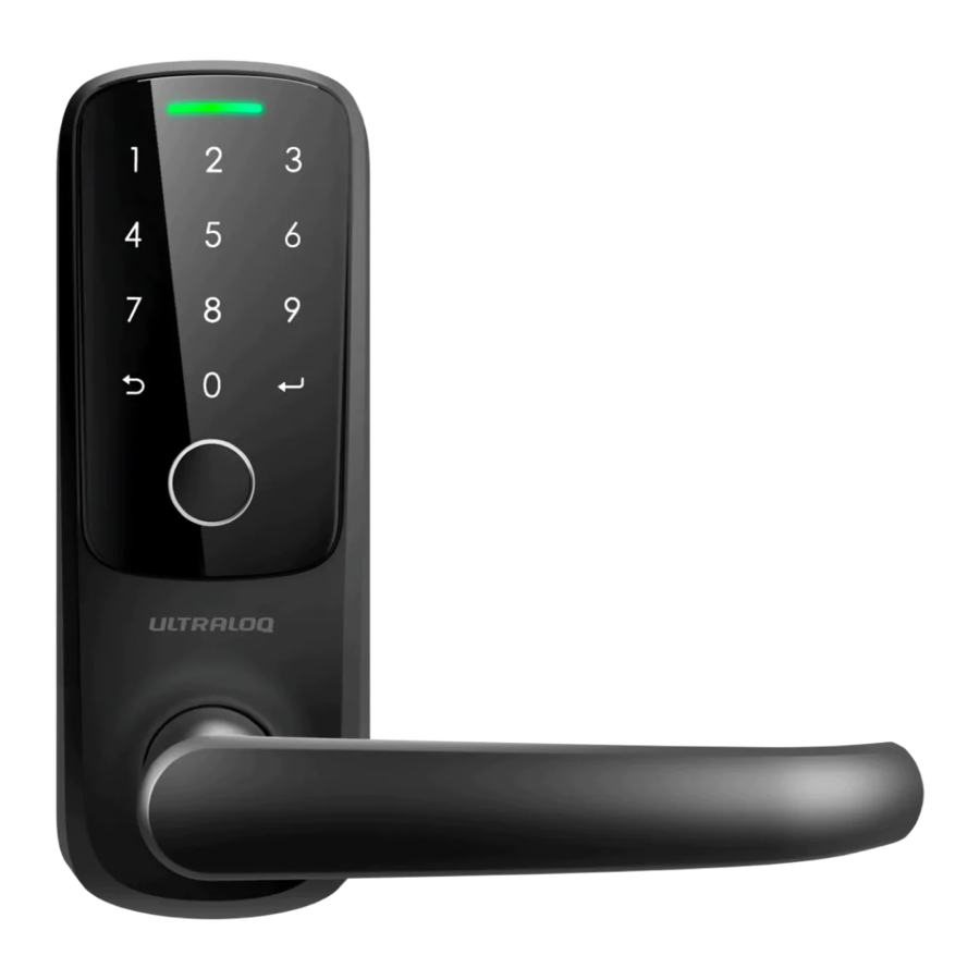 UTec Ultraloq LATCH 5 FINGERPRINT Smart Lock User Guide ManualsLib