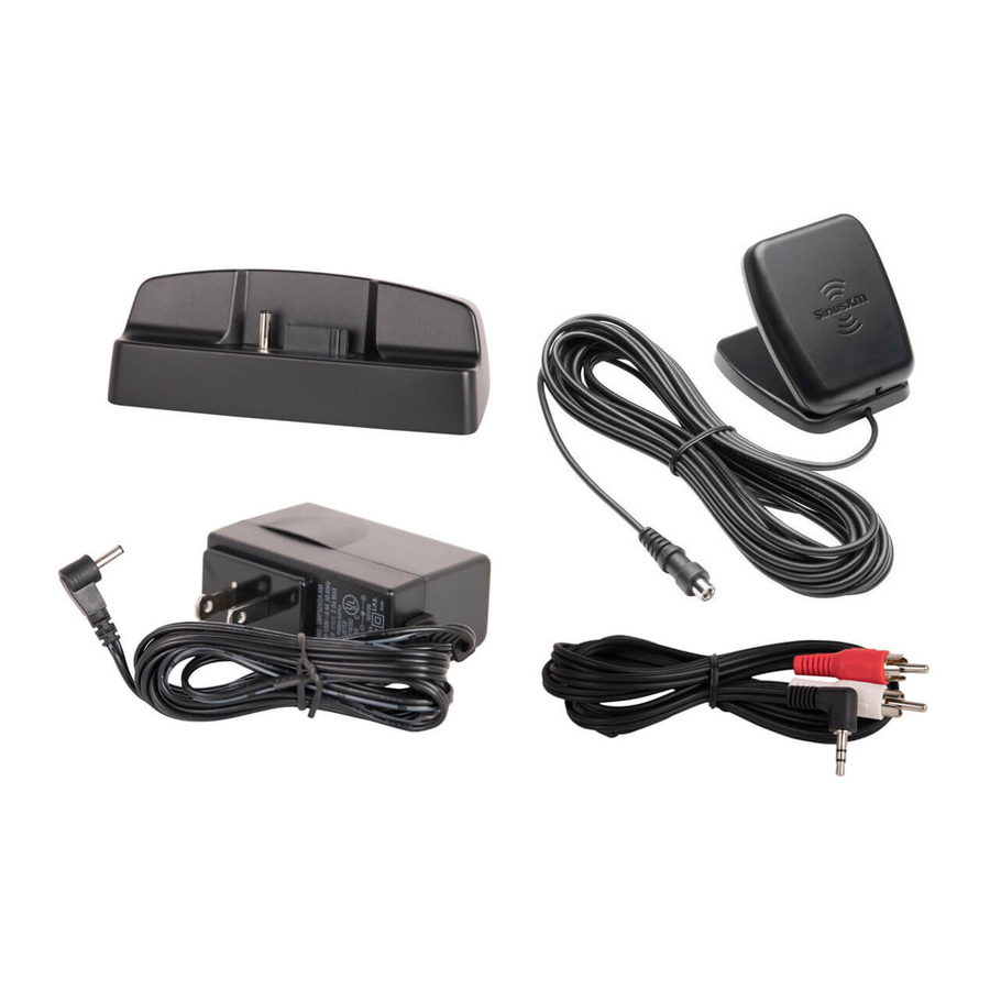 SiriusXM DH4 - Dock & Play Home Kit Quick Start Guide | ManualsLib