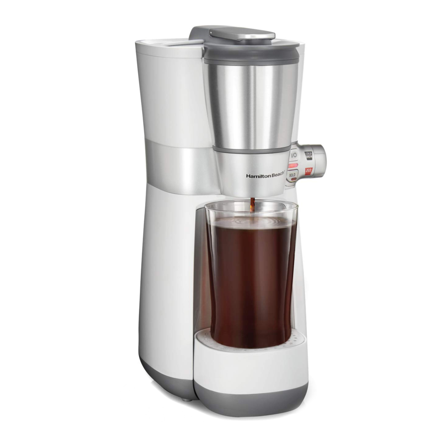 Hamilton Beach 42500, 42501 Rapid Cold Brew & Hot Coffee Maker Manual