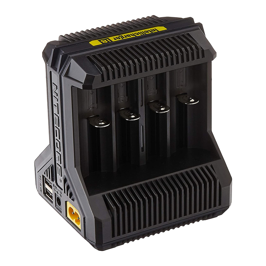 NITECORE Intellicharger i8 8slot Battery Charger Manual ManualsLib