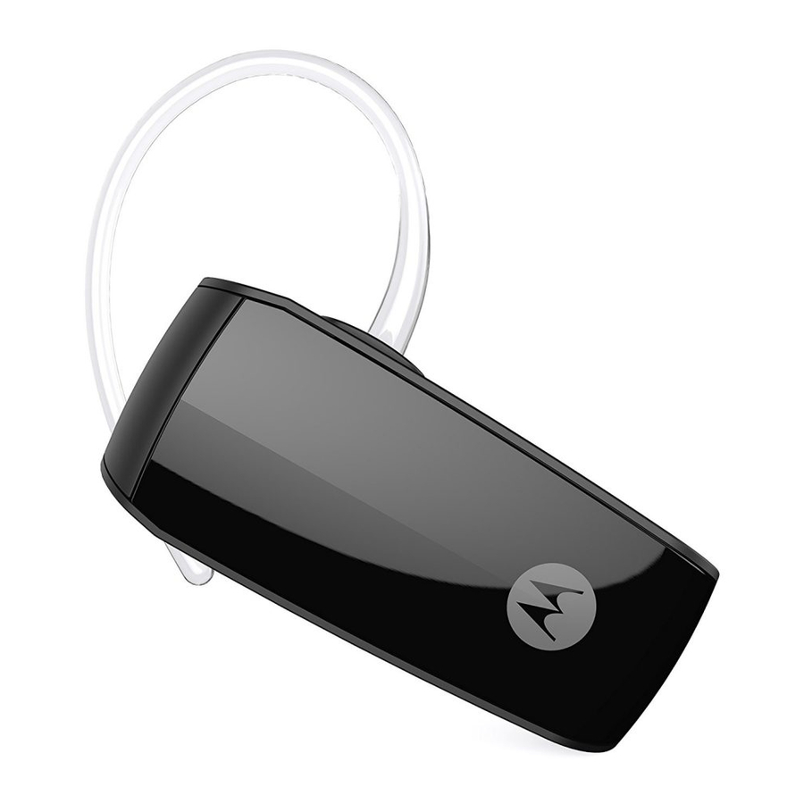Motorola HK255, HK275 - Bluetooth Headset Quick Start Guide