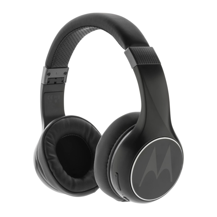 Motorola MOTO XT220 Wireless Headphones Quick Start Guide