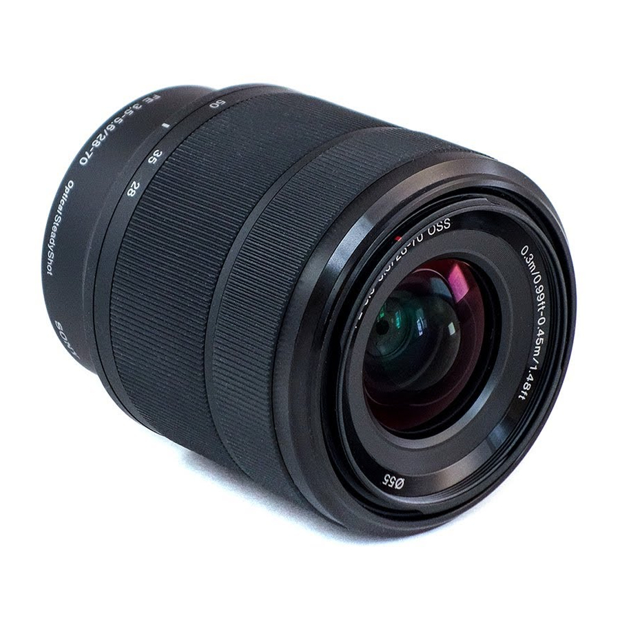 SONY FE 28-70mm F3.5-5.6 OSS (SEL2870) Manual and Review Video