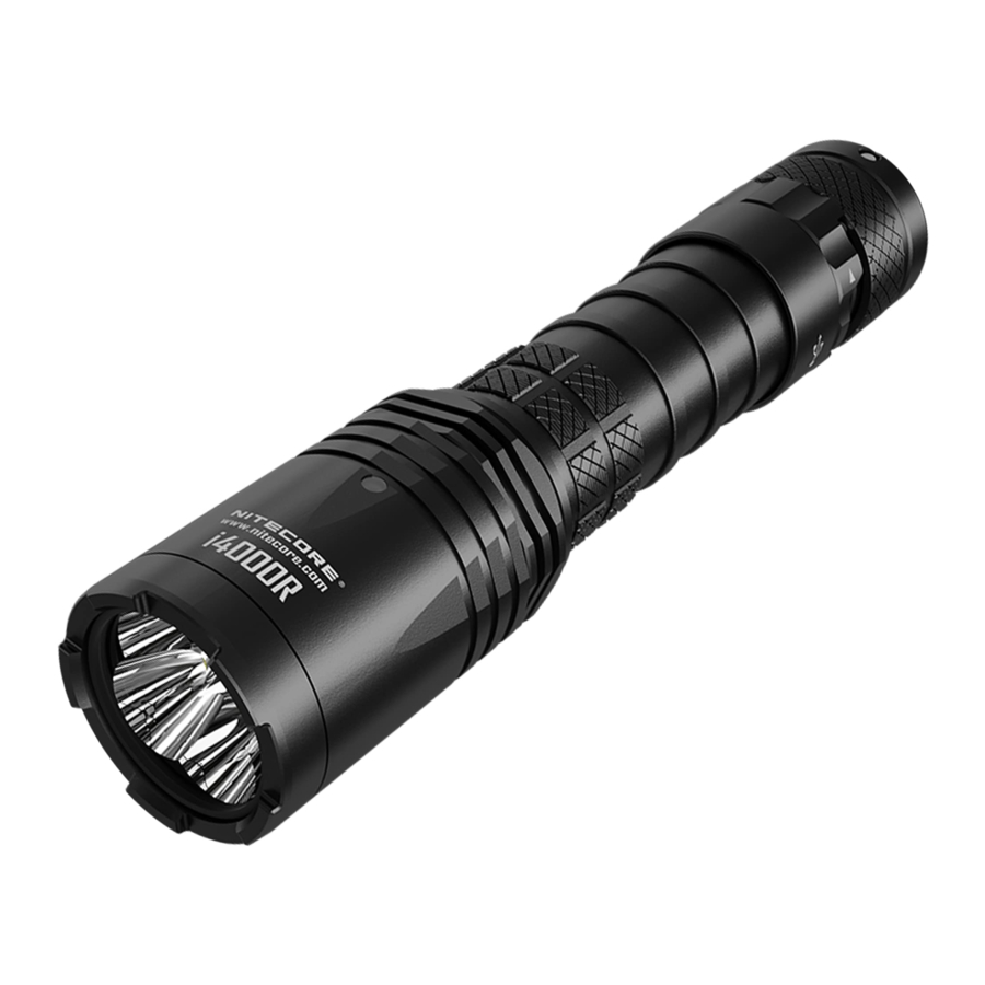 NITECORE i4000R - Tactical Flashlight Manual | ManualsLib