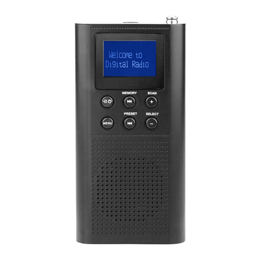 Roadstar TRA70D+ DAB+/DAB/FM Pocket Radio Manual ManualsLib