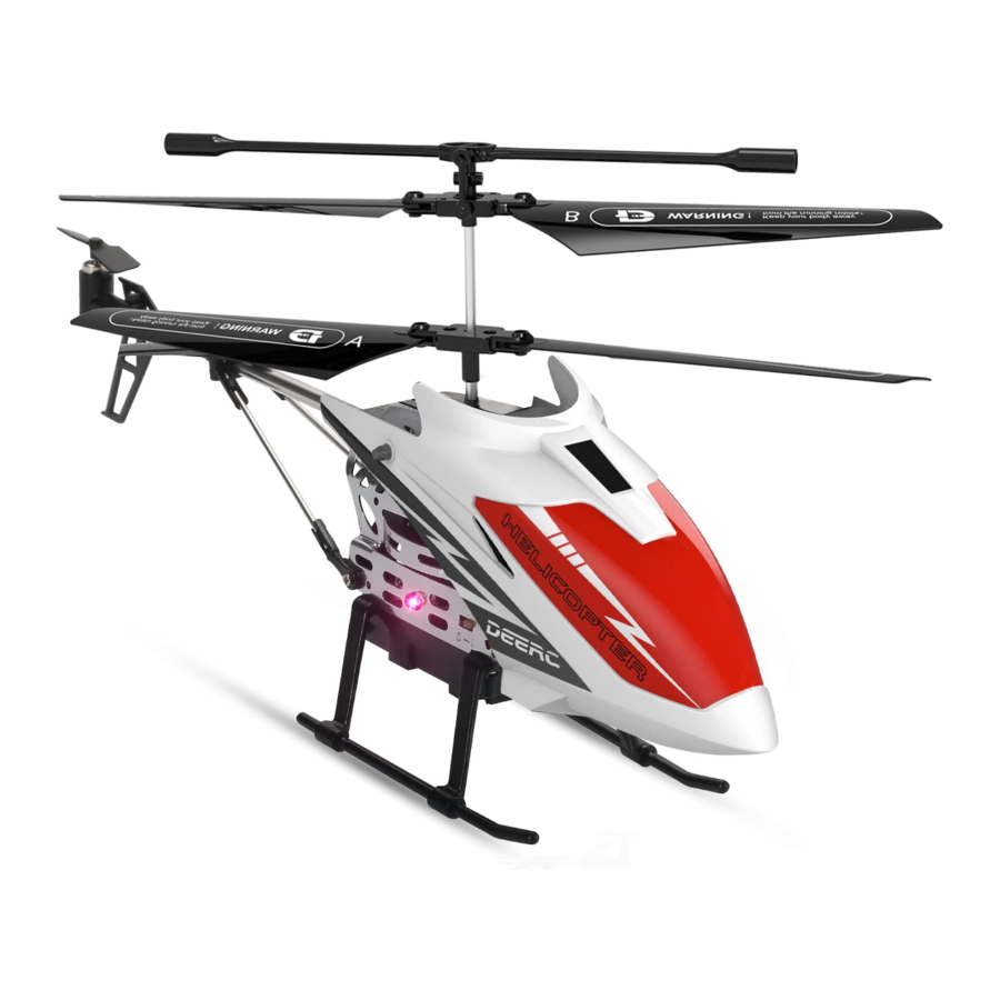 DEERC DE51 Remote Control Helicopter Manual | ManualsLib