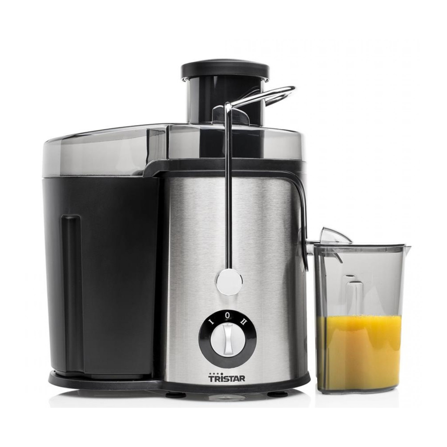 Tristar SC-2283 - Juicer Manual | ManualsLib