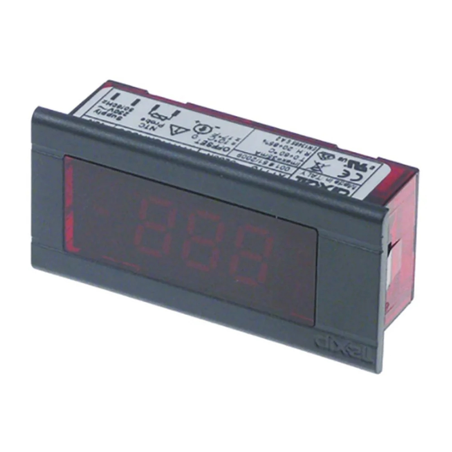 Emerson Dixell XT11S Electronic Digital Thermometer Manual ManualsLib