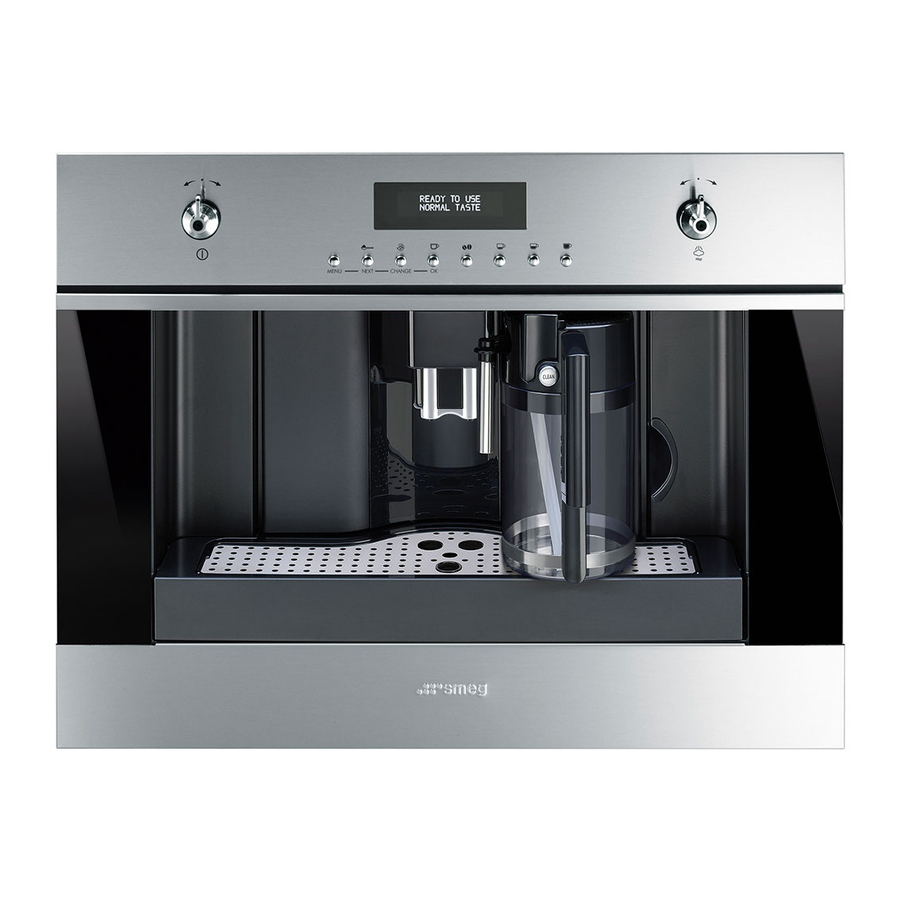 Smeg CMS6451X Coffee And Cappuccino Maker Manual ManualsLib