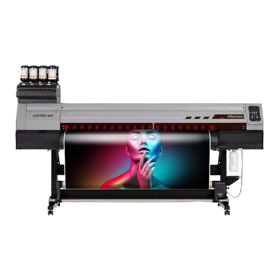 MIMAKI UJV100-160 OPERATION MANUAL Pdf Download | ManualsLib