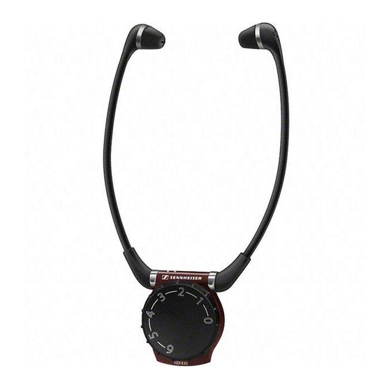 Sennheiser HDI 830 Instruction Manual