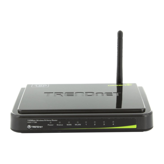 TRENDnet TEW-711BR User Manual