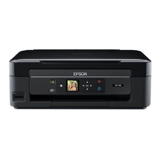 Epson XP-310 Quick Start