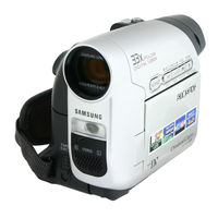 Samsung SC D363 - MiniDV Camcorder With 30x Optical Zoom Owner's Instruction Book
