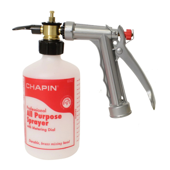 Chapin G362 Instructions And Warnings