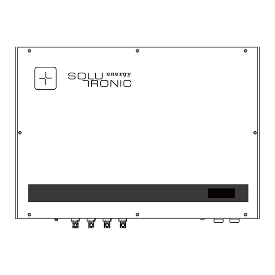 Solutronic SolBattHome 5.0 Li User Manual