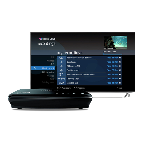 Freesat Humax HDR-1100S User Manual