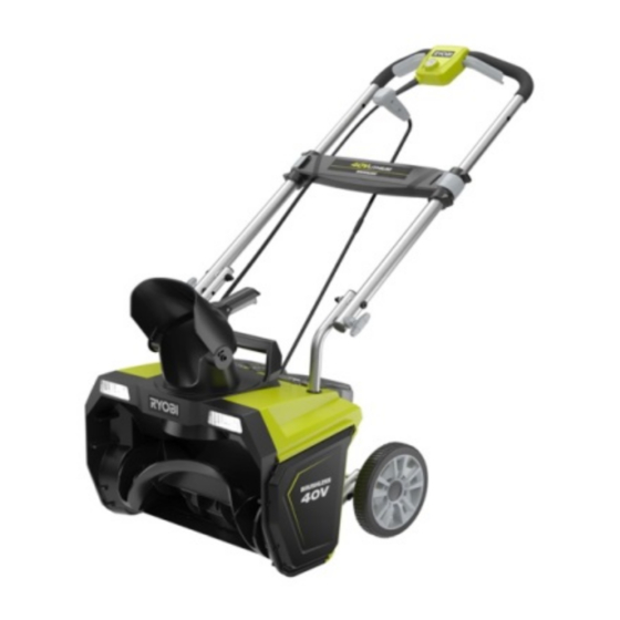 Ryobi RY40802A Operator's Manual