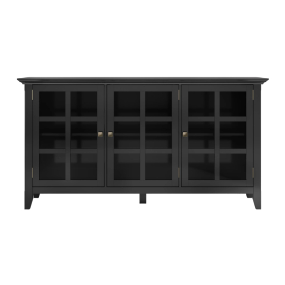 SIMPLIHOME brooklyn+max WynclenHall AXCACA39-BL Manuals