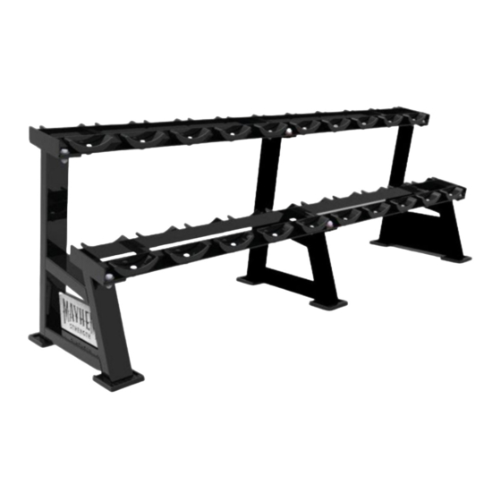 MAYHEM STRENGTH TWO TIER DUMBBELL STORAGE RACK ASSEMBLY INSTRUCTIONS
