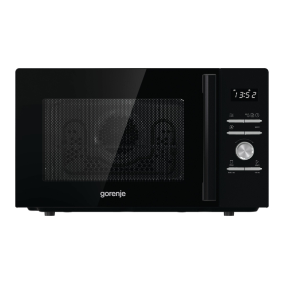 GORENJE MO28A5BH INSTRUCTION MANUAL Pdf Download ManualsLib