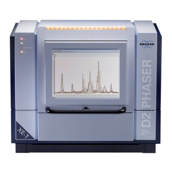 BRUKER D2 PHASER USER MANUAL Pdf Download ManualsLib
