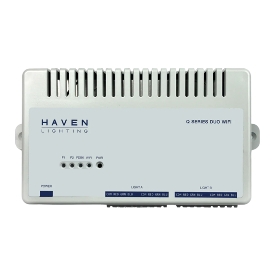 HAVEN LIGHTING Q Series Operation Manual