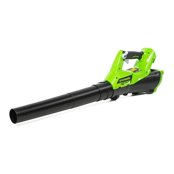 GreenWorks G40AB Operator's Manual