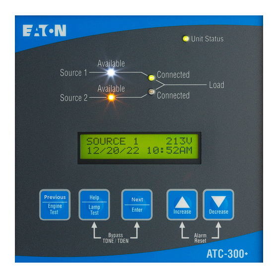 Eaton ATC-300+ Operation And Maintenance Manual