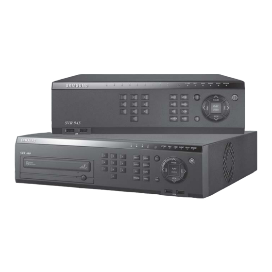 Samsung SVR-960C Install Manual