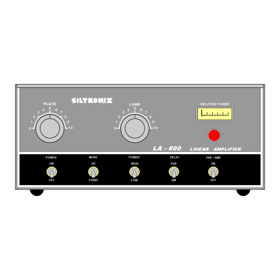 SILTRONIX LA-600 Manuals